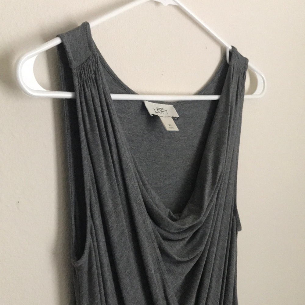 LOFT Draped wrap dress